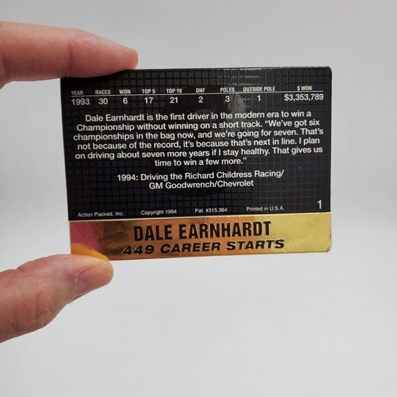 1994 Action Packed Race Trading Cards Series 1 Complete 66 Cards - Picture 3 of 6